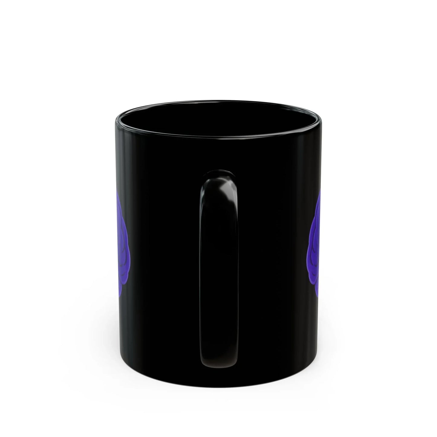 Creative Brain Design Black Mug - Perfect for Coffee Lovers, Gifts, Motivation, Unique Art, Home Office Decor _ Mug _ SolisSleep _