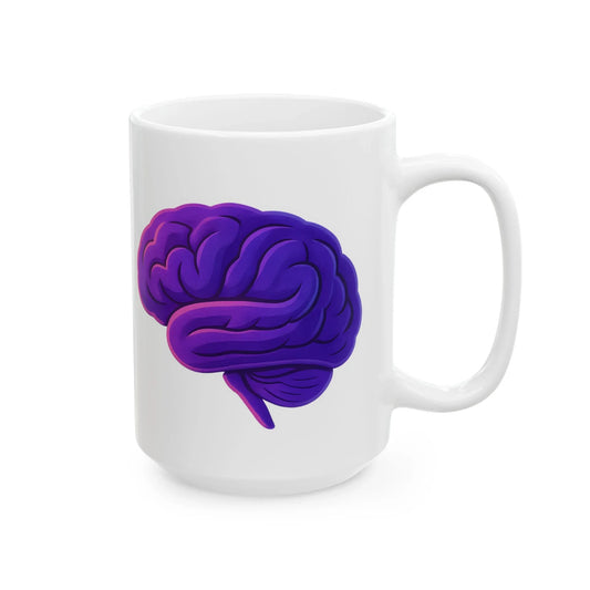 Colorful Brain Ceramic Mug - Unique Gift for Brain Lovers, Coffee Enthusiasts, Halloween, Birthday, Office Decor _ Mug _ SolisSleep _ Artistic Coffee Cup, Artistic Kitchenware, Brain Design Mug, Brainy Gift, Ceramic Mug, Coffee Lover Gift, Colorful Ceramic Mug, Creative Design Mug, Gift for Teachers, Home Office Mug, Mindfulness Mug, Tea Lover Mug, Unique Mug Design