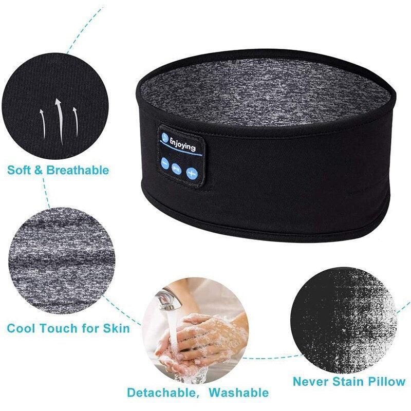 NightEars™ Active _ Sleep Mask Headphones _ SolisSleep _ eye mask, headband, headphones, sleep mask, Sleep Mask Headphones