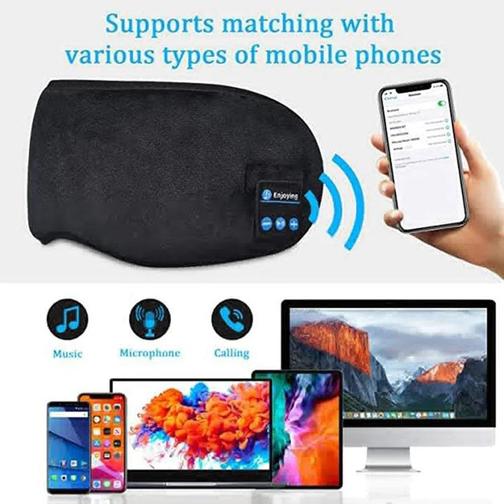 NightEars™ Essentials _ Sleep Mask Headphones _ SolisSleep _ eye mask, headphones, sleep mask, Sleep Mask Headphones