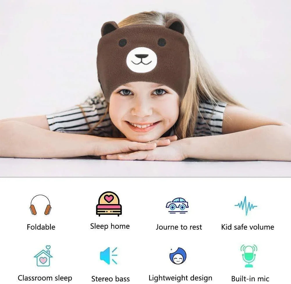 NightEars™ Junior _ Sleep Mask Headphones _ SolisSleep _ eye mask, headphones, kids, sleep mask, Sleep Mask Headphones