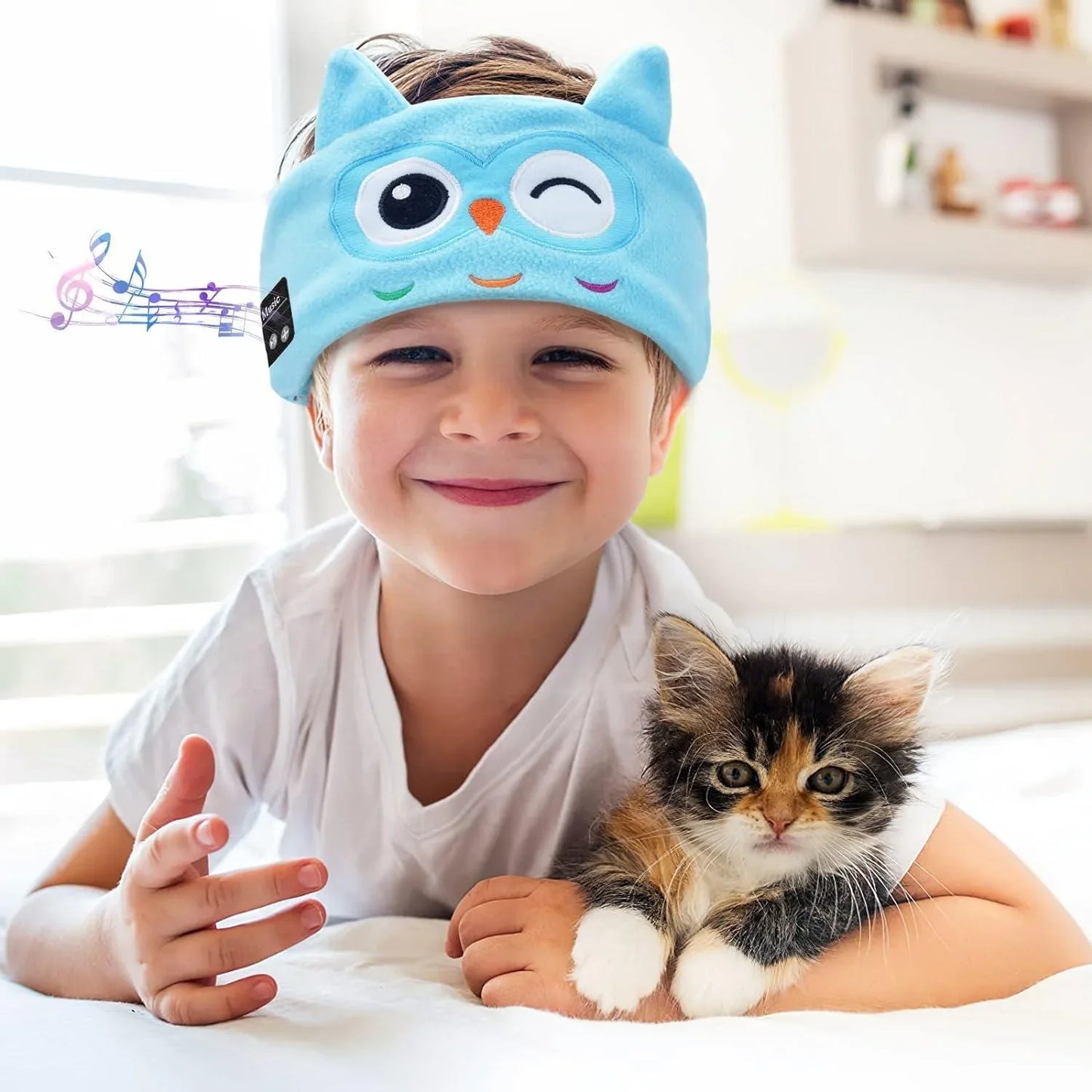 NightEars™ Junior _ Sleep Mask Headphones _ SolisSleep _ eye mask, headphones, kids, sleep mask, Sleep Mask Headphones