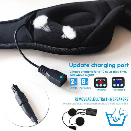 NightEars™ Plus _ Sleep Mask Headphones _ SolisSleep _ eye mask, headphones, sleep mask, Sleep Mask Headphones