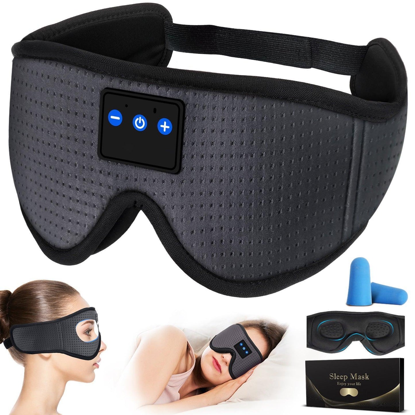 NightEars™ Plus _ Sleep Mask Headphones _ SolisSleep _ eye mask, headphones, sleep mask, Sleep Mask Headphones