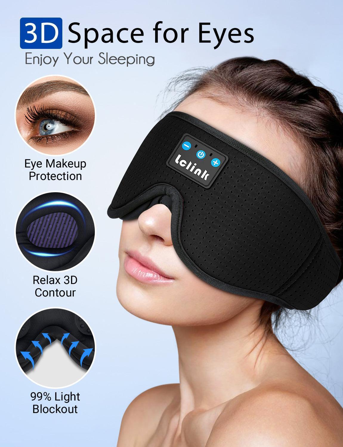 NightEars™ Plus _ Sleep Mask Headphones _ SolisSleep _ eye mask, headphones, sleep mask, Sleep Mask Headphones