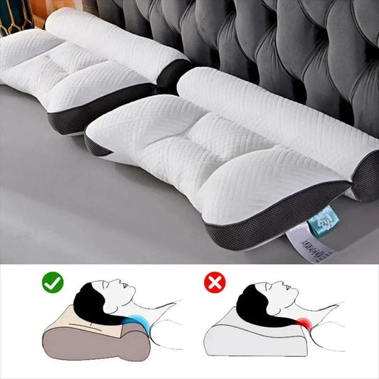 Softaraβ’ Super Ergonomic Pillow _ Pillow _ SolisSleep _ neck, pillow