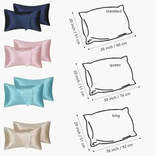 SolisSilkβ’ Silk Pillowcase _ Pillowcase _ SolisSleep _ Pillowcase, silk