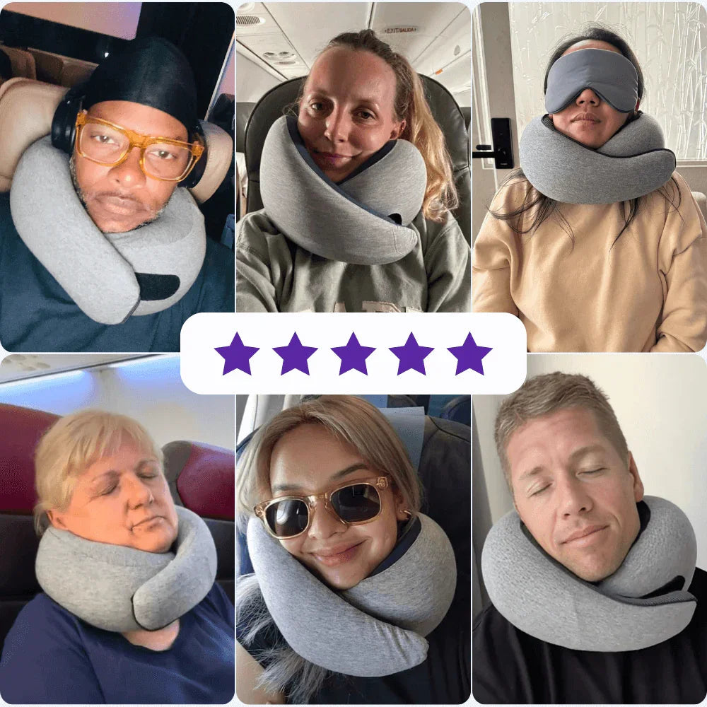 Cushio™ Travel Pillow _ _ SolisSleep _ pillow, Travel Pillow