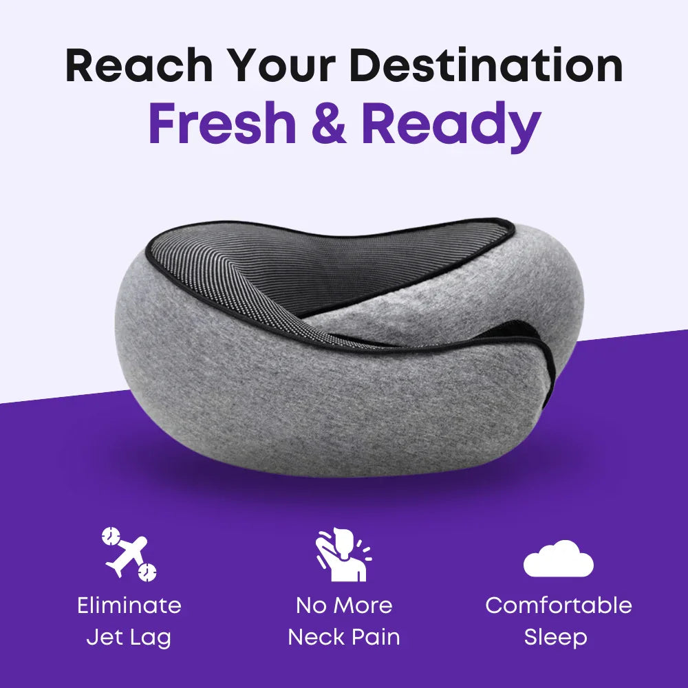 Cushio™ Travel Pillow _ _ SolisSleep _ pillow, Travel Pillow