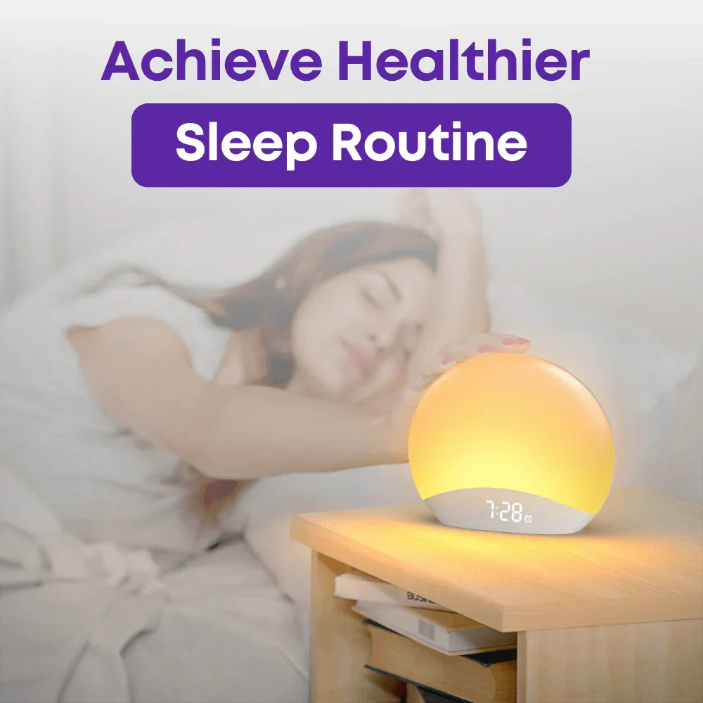 Lumo™ Sunrise Alarm Clock _ Alarm Clock _ SolisSleep _ Alarm, Clock, Light