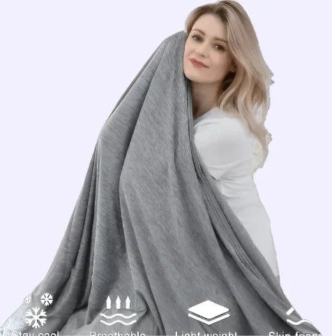 ChillBreeze Cooling Blanket _ Cooling Blanket _ SolisSleep _ Blanket, Cooling, cooling blanket