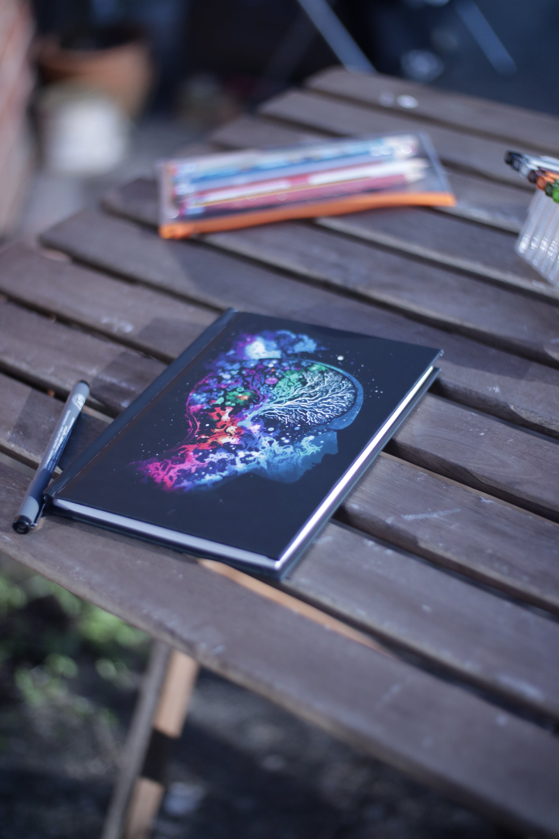Cosmic Person Hardcover Journal Matte _ Paper products _ BioBrainBuddies _ Hardcover, Home & Living, Journals, Journals & Notebooks, Notebooks, Paper, Stationery