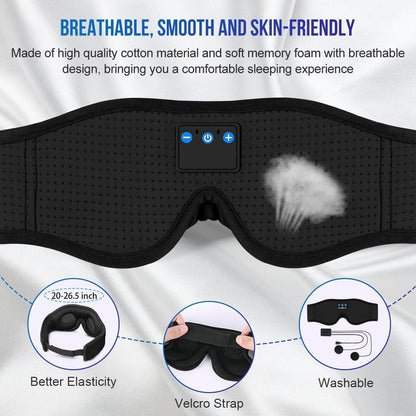 NightEars™ Plus _ Sleep Mask Headphones _ SolisSleep _ eye mask, headphones, sleep mask, Sleep Mask Headphones
