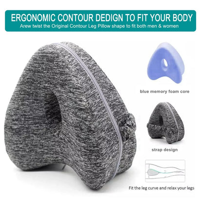 Softara™ Premium Knee Pillow _ _ SolisSleep _ Knee, Knee Pillow, Pillow