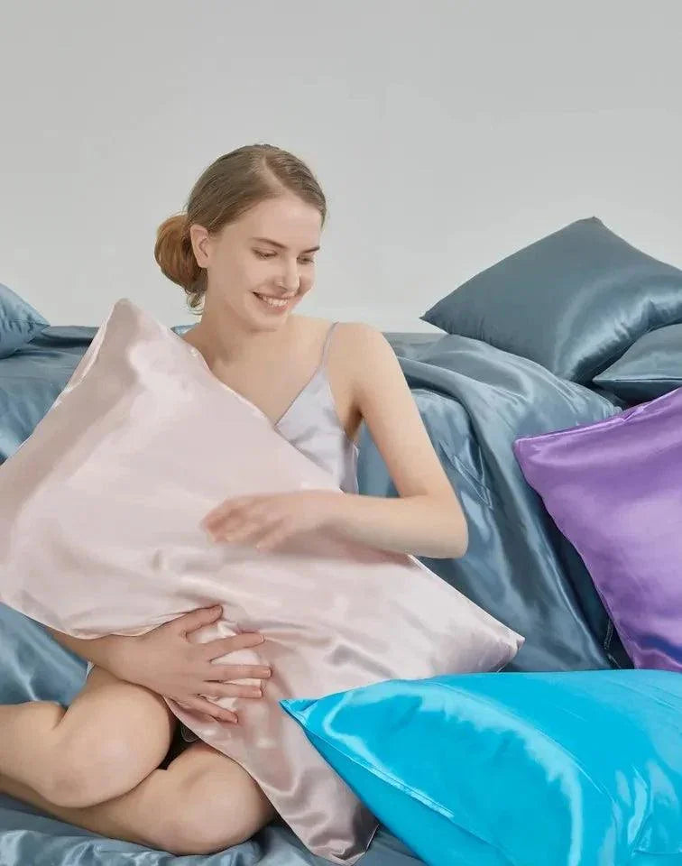 SolisSilk™ Silk Pillowcase _ Pillowcase _ SolisSleep _ Pillowcase, silk