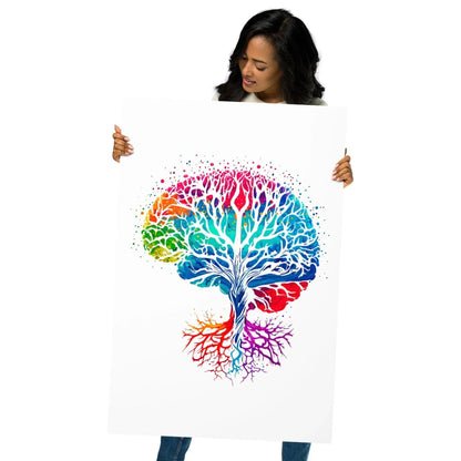 Chromatic Mind - Poster - Decorate Your Space with the Wonders of the Brain _ Poster _ SolisSleep _ 