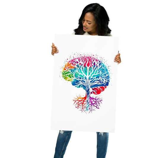 Chromatic Mind - Poster - Decorate Your Space with the Wonders of the Brain _ Poster _ SolisSleep _ 