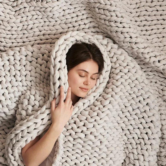 Cozy Blanket™ - Weighted Sleeping Blanket _ Weighted Blanket _ SolisSleep _ Blanket, weighted, weighted blanket