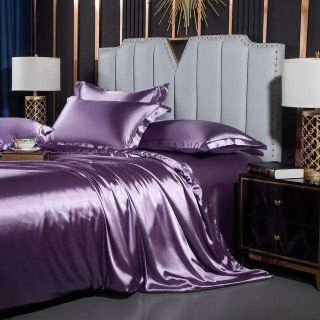 SolisSilk™ Nordic Mulberry Silk Bedding Set _ Bedsheets _ SolisSleep _ Bedsheet, silk