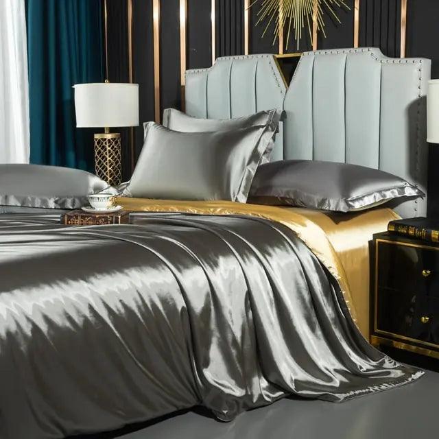SolisSilk™ Nordic Mulberry Silk Bedding Set _ Bedsheets _ SolisSleep _ Bedsheet, silk