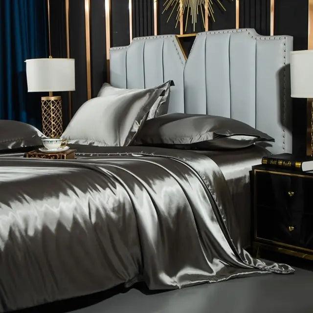 SolisSilk™ Nordic Mulberry Silk Bedding Set _ Bedsheets _ SolisSleep _ Bedsheet, silk