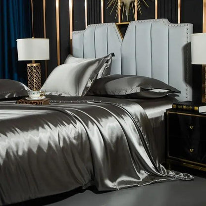 SolisSilk™ Nordic Mulberry Silk Bedding Set _ Bedsheets _ SolisSleep _ Bedsheet, silk