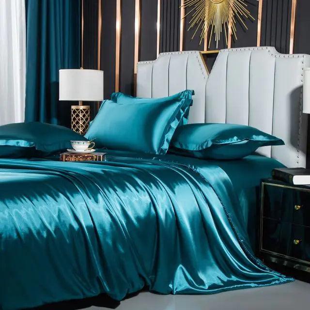 SolisSilk™ Nordic Mulberry Silk Bedding Set _ Bedsheets _ SolisSleep _ Bedsheet, silk