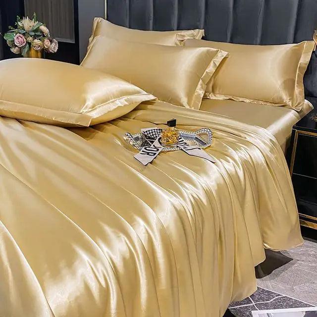 SolisSilk™ Nordic Mulberry Silk Bedding Set _ Bedsheets _ SolisSleep _ Bedsheet, silk