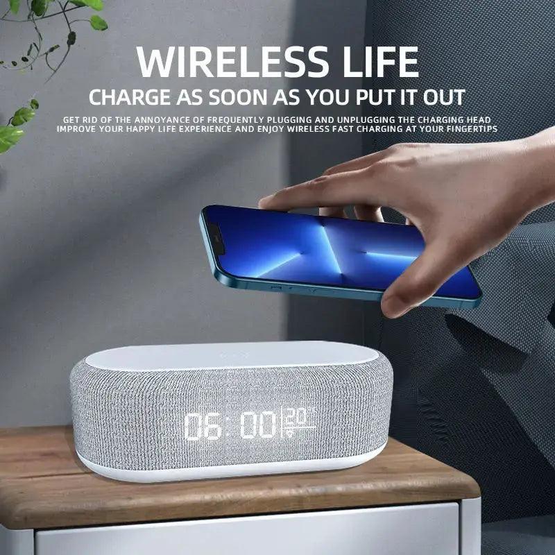 Wireless Alarm Clock Time With LED _ Alarm Clock _ SolisSleep _ Alarm, Clock