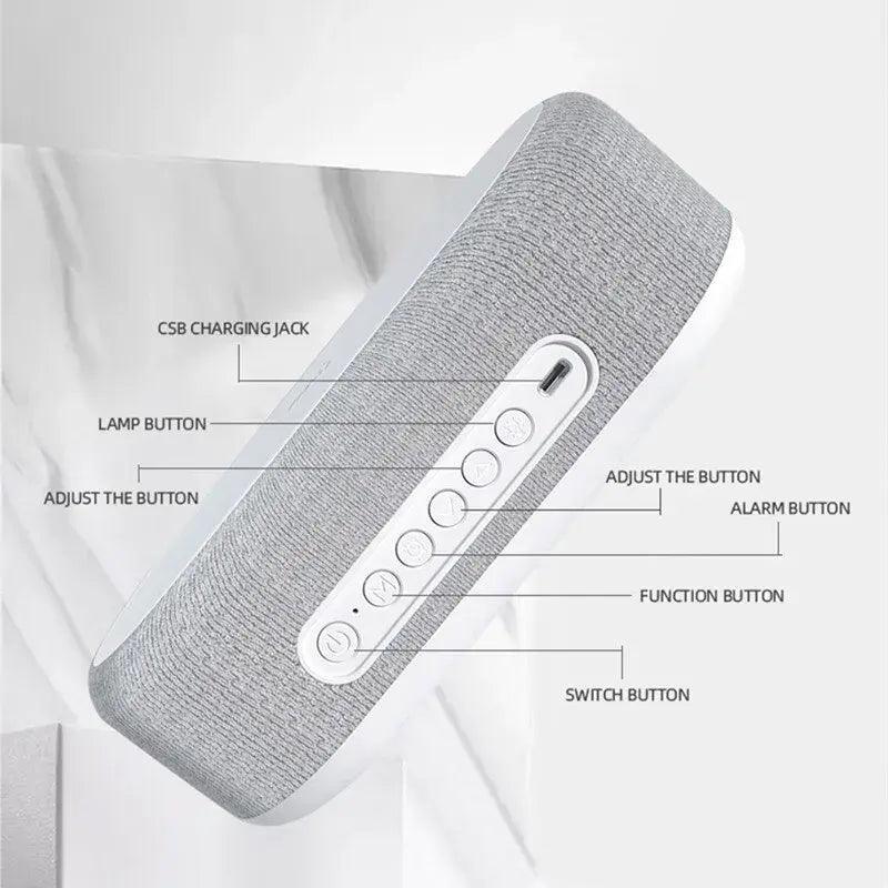 Wireless Alarm Clock Time With LED _ Alarm Clock _ SolisSleep _ Alarm, Clock