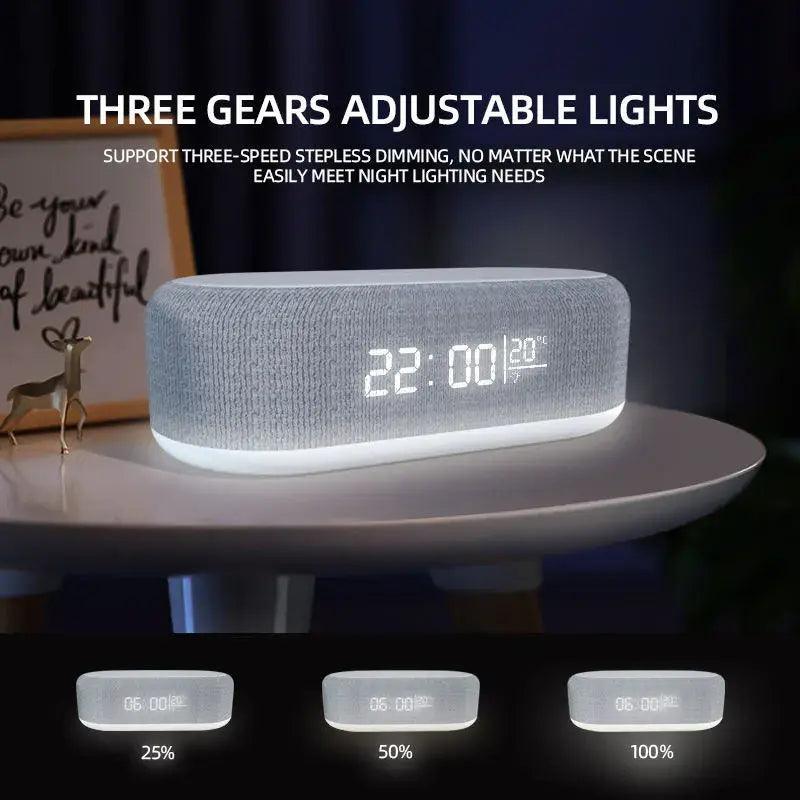 Wireless Alarm Clock Time With LED _ Alarm Clock _ SolisSleep _ Alarm, Clock