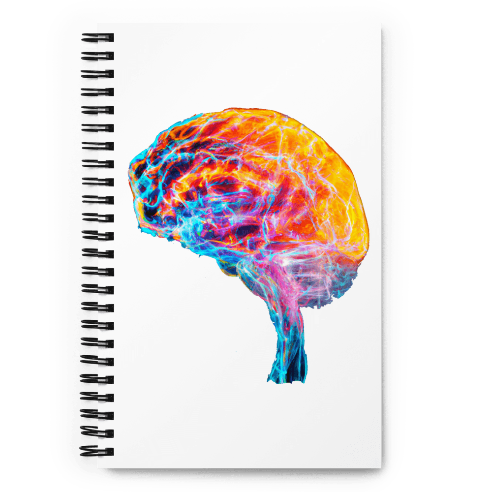 Brainstorm - Spiral Notebook -  Unleash Your Creativity with a Burst of Colour - BioBrainBuddies