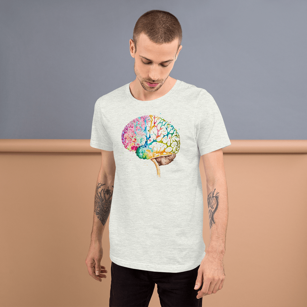 Colourburst - Unisex T-Shirt - Unique and Colorful Design - BioBrainBuddies