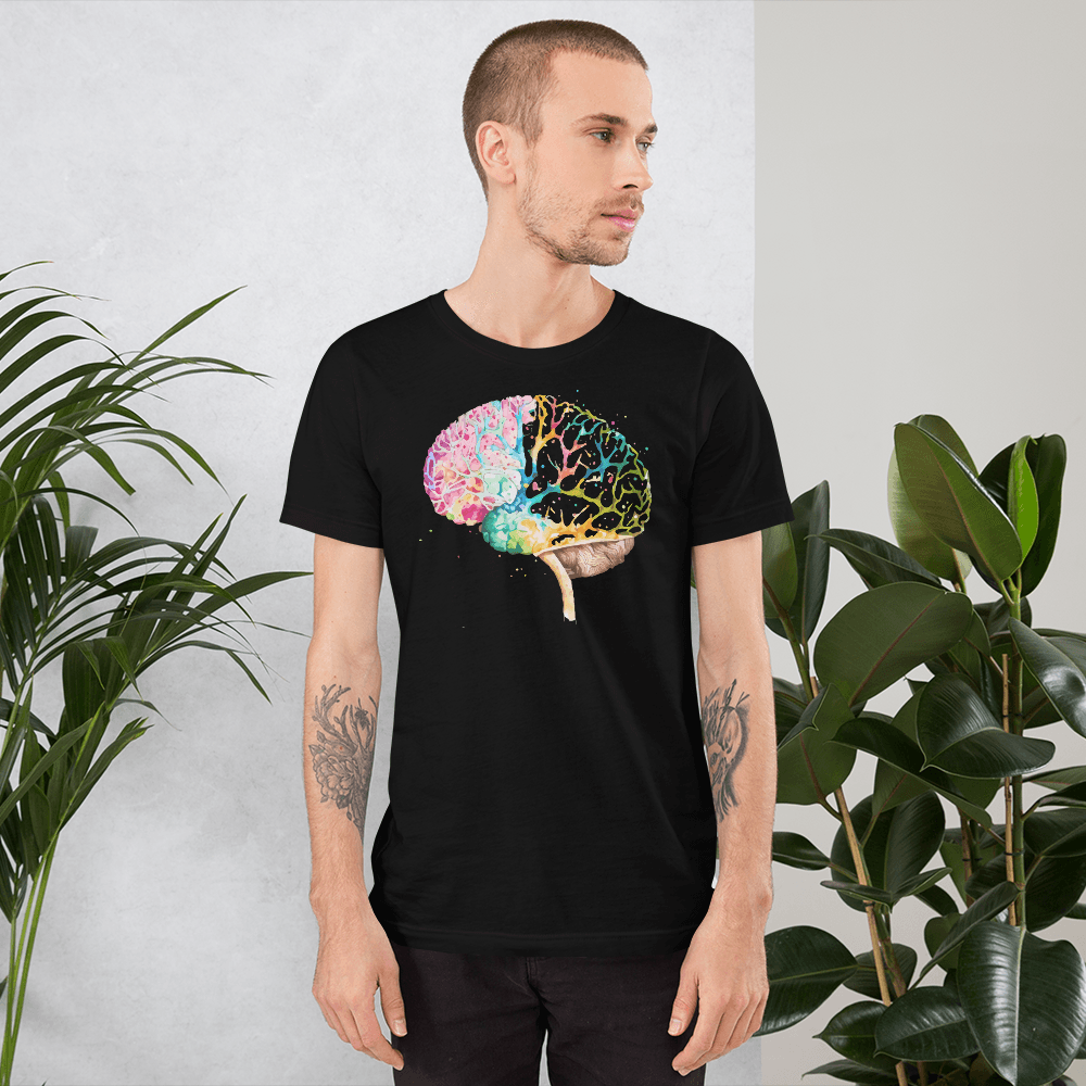 Colourburst - Unisex T-Shirt - Unique and Colorful Design - BioBrainBuddies